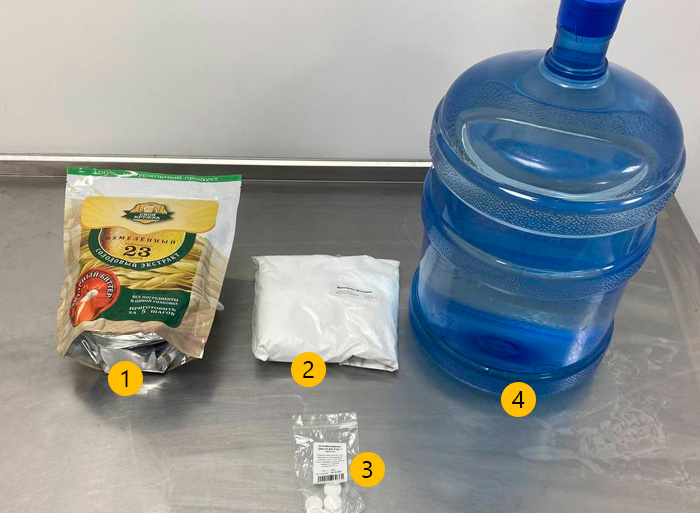Ингредиенты для экстрактного пивоварения